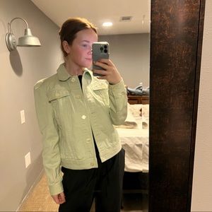 Mint green Ralph Lauren jacket in size small